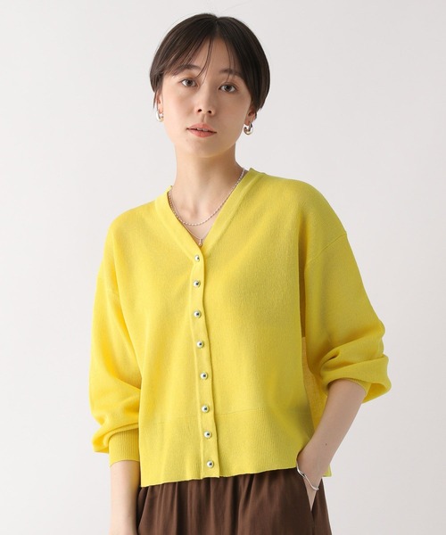 Elura（エルーラ）の「セミシアショートカーディガン/451703（カーディガン/ボレロ・レディース・ブラック/ライトベージュ/グリーン/イエロー・FREE）」の20枚目の写真