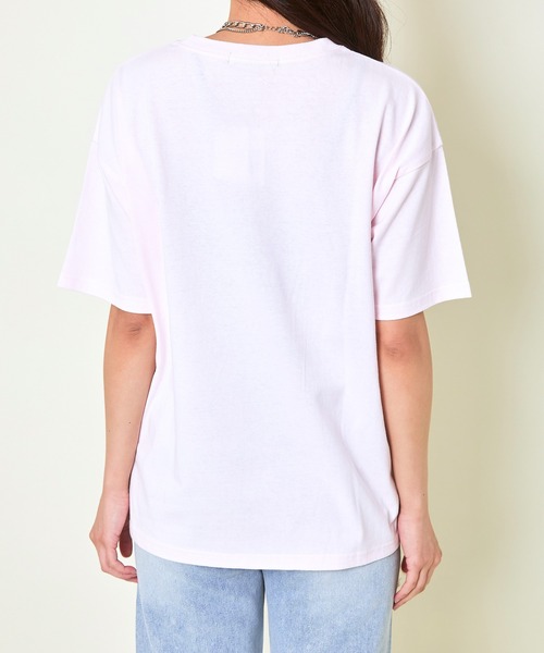 GORGE（ゴージ）の「《コード刺繍ロゴ×ゆるシルエット》レディース 半袖Tシャツ カジュアル カットソー 春夏秋（Tシャツ/カットソー・レディース・ピンク/オートミール/チャコール・F）」の20枚目の写真