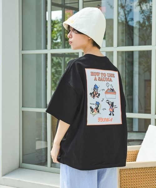 PAGEBOY（ページボーイ）の「【サウナボーイ×LIMMY CAT】サウナハット《UNISEX》（ハット・レディース・オフホワイト・FREE）」の4枚目の写真