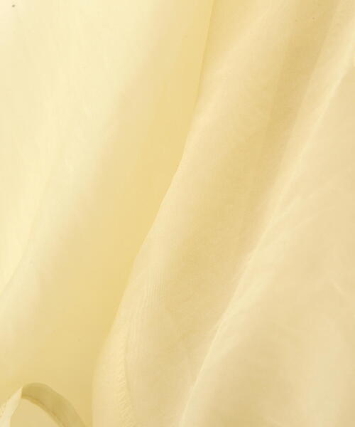 FREE'S MART（フリーズマート）の「裾ドロストショート丈シアーシャツ（シャツ/ブラウス・レディース・ホワイト/ブラウン/イエロー/ライトグリーン・FREE）」の14枚目の写真