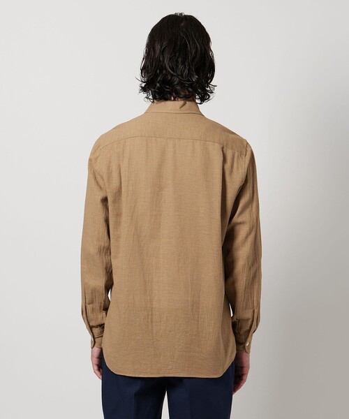 UNITED ARROWS(ユナイテッドアローズ)の「サンウォッシュ パナマ プルオーバーシャツ(シャツ/ブラウス・メンズ・ブラック/ベージュ/オレンジ・L/S/M)」の16枚目の写真