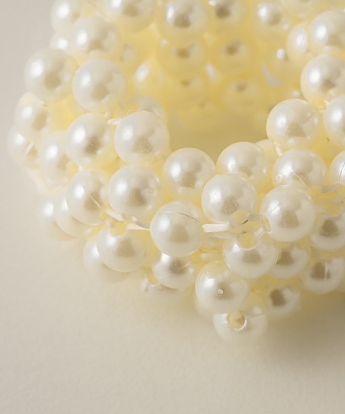 muku（ムク）の「BABY HAIR TIE/PEARL（ヘアゴム・キッズ・ホワイト・FREE）」の11枚目の写真