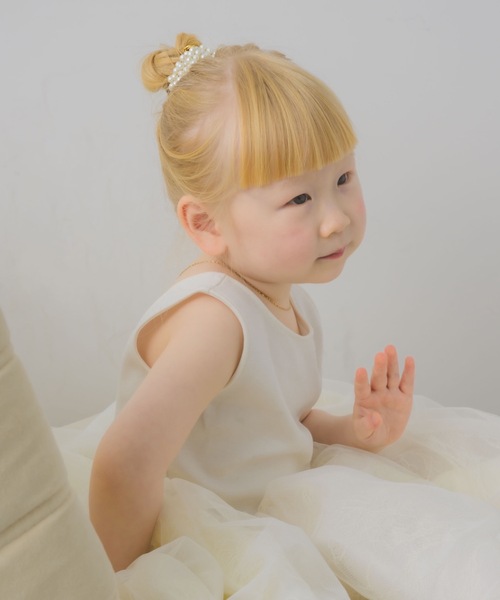 muku（ムク）の「BABY HAIR TIE/PEARL（ヘアゴム・キッズ・ホワイト・FREE）」の15枚目の写真