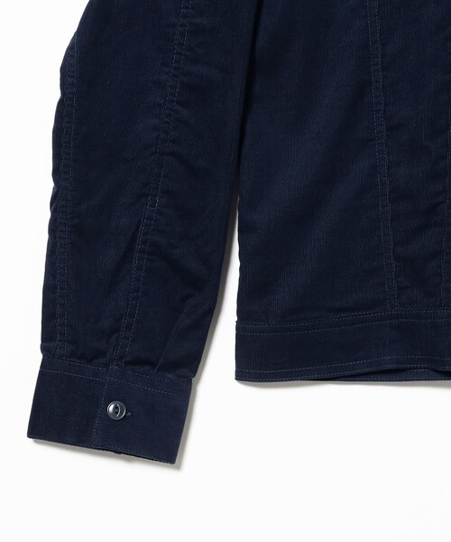 BRILLA per il gusto（ブリッラペルイルグースト）の「【別注】GUY ROVER / コーデュロイ Gジャケット（ブルゾン・メンズ・ネイビー/ブラック・X-LARGE/SMALL/LARGE/MEDIUM/X-SMALL）」の9枚目の写真