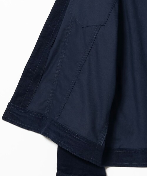 BRILLA per il gusto（ブリッラペルイルグースト）の「【別注】GUY ROVER / コーデュロイ Gジャケット（ブルゾン・メンズ・ネイビー/ブラック・X-LARGE/SMALL/LARGE/MEDIUM/X-SMALL）」の10枚目の写真