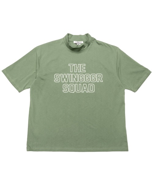 SWINGGGR/スウィンガー/MOCK NECK TEE -B