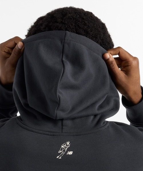 NEW BALANCE（ニューバランス）の「大谷翔平 メモリーズグラフィックフーディ”バッティング”（パーカー・メンズ・チャコールグレー/ライトグレー・SMALL/MEDIUM/LARGE/X-LARGE/XX-LARGE）」の7枚目の写真