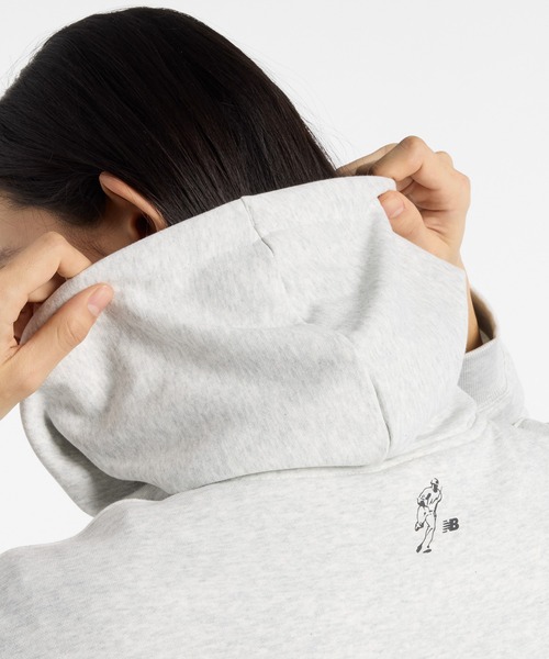 NEW BALANCE（ニューバランス）の「大谷翔平 メモリーズグラフィックフーディ”バッティング”（パーカー・メンズ・チャコールグレー/ライトグレー・SMALL/MEDIUM/LARGE/X-LARGE/XX-LARGE）」の16枚目の写真