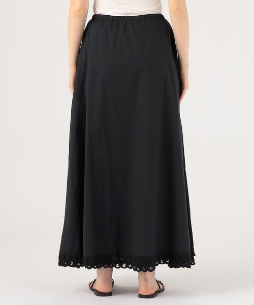 BY MALENE BIRGER(バイマレーネビルガー)の「BY MALENE BIRGER PHEOBES コットン マキシスカート(スカート・レディース・ブラック・34)」の5枚目の写真