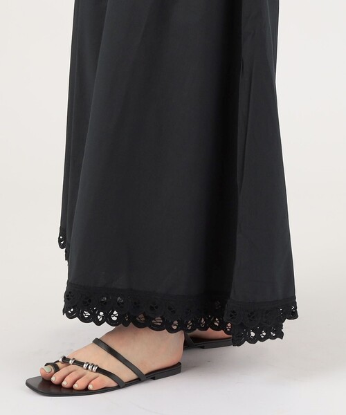 BY MALENE BIRGER(バイマレーネビルガー)の「BY MALENE BIRGER PHEOBES コットン マキシスカート(スカート・レディース・ブラック・34)」の8枚目の写真