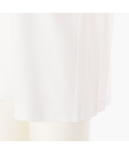 BRIEFING（ブリーフィング）の「【BRIEFING GOLF／ブリーフィングゴルフ】WOMEN’S BACK PLEATED POLO （リラックスフィット）（ポロシャツ・レディース・ホワイト/ブラック・S/M）」の5枚目の写真