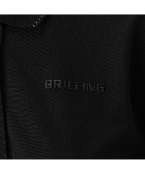BRIEFING（ブリーフィング）の「【BRIEFING GOLF／ブリーフィングゴルフ】WOMEN’S BACK PLEATED POLO （リラックスフィット）（ポロシャツ・レディース・ホワイト/ブラック・S/M）」の11枚目の写真