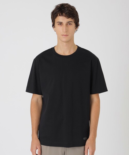 BLACK LABEL CRESTBRIDGE(ブラックレーベル・クレストブリッジ)の「オプティマクールTシャツ(Tシャツ/カットソー・メンズ・ブラック/ブルー系その他7/オフホワイト・L/XL/M)」の1枚目の写真