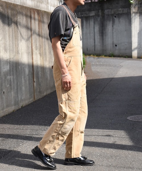 Carhartt カーハート　ダブルニー　オーバーオール　ボロ　雰囲気　ワーク USED】Carhartt ダブルニー オーバーオール（サロペット