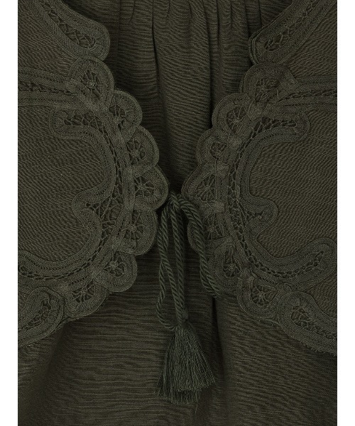 トップス MEDI BATTEN LACE BOLERO BLOUSE セール】MEDI BATTEN LACE BOLERO BLOUSE（シャツ/ブラウス