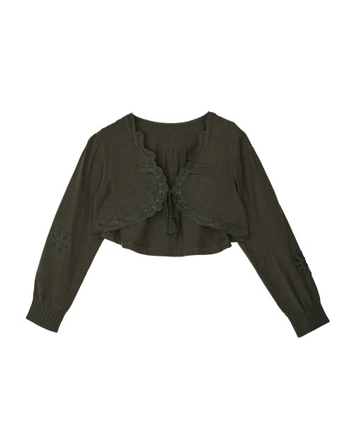 トップス MEDI BATTEN LACE BOLERO BLOUSE セール】MEDI BATTEN LACE BOLERO BLOUSE（シャツ/ブラウス