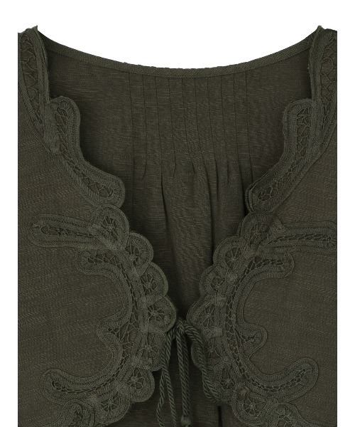 セール】MEDI BATTEN LACE BOLERO BLOUSE（シャツ/ブラウス