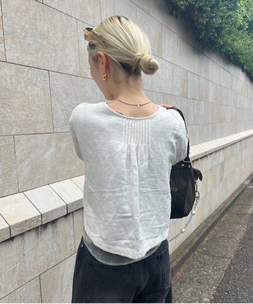 トップス MEDI BATTEN LACE BOLERO BLOUSE セール】MEDI BATTEN LACE BOLERO BLOUSE（シャツ/ブラウス