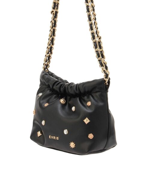スタッズチェーンミニショルダーBAG（ショルダーバッグ）｜EVRIS