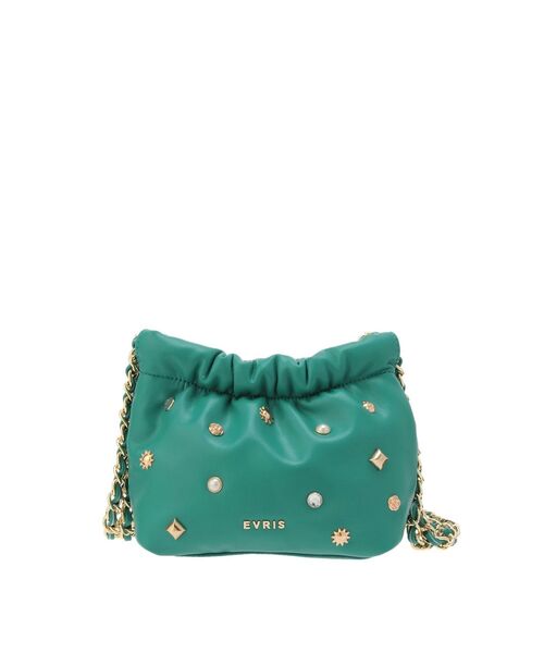スタッズチェーンミニショルダーBAG（ショルダーバッグ）｜EVRIS
