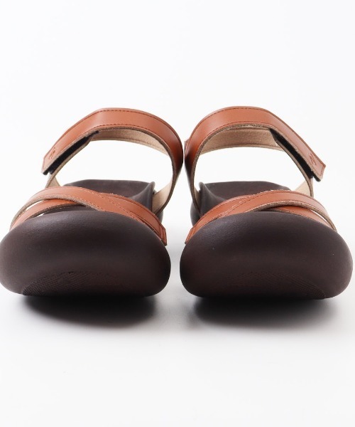 Re:getA（リゲッタ）の「RegettaCanoe リゲッタカヌー クロスベルトストラップサンダル（サンダル・レディース・アイボリー/キャメル/ブラック・24-24.5cm/22-22.5/25-25.5/23-23.5cm）」の11枚目の写真