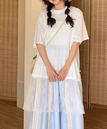 可愛い♡ホワイトチュニック 半袖 楽天市場】【期間限定クーポン配布】 大きいサイズレディース