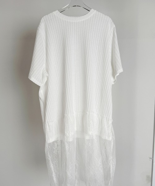 tシャツ 切替レース チュニック 半袖Tシャツ レディース tシャツ 切替レース チュニック 半袖Tシャツ レディース