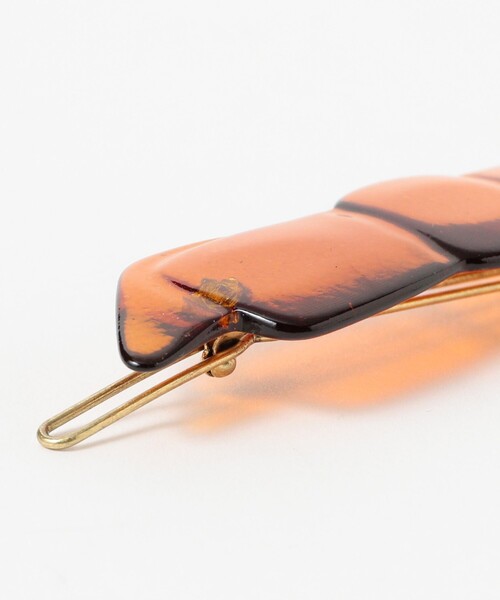 BEAMS BOY(ビームスボーイ)の「【1/15再値下げ】アンティーク リボン ヘアクリップ(バレッタ/ヘアクリップ・レディース・ブラウン/イエロー・ONE SIZE)」の4枚目の写真