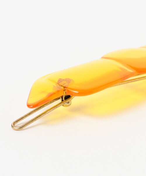 BEAMS BOY(ビームスボーイ)の「【1/15再値下げ】アンティーク リボン ヘアクリップ(バレッタ/ヘアクリップ・レディース・ブラウン/イエロー・ONE SIZE)」の6枚目の写真