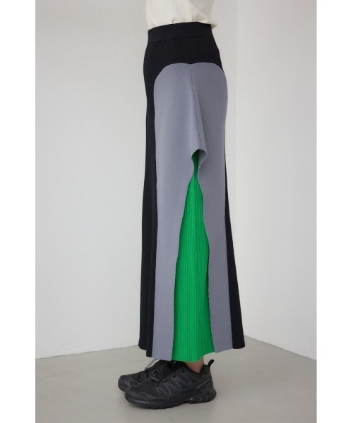 PLUS（プラス）の「【PLUS】イレギュラーヘムドレープニットスカート（スカート・レディース・グレー系その他/ブラック/ブラック系その他・FREE）」の19枚目の写真