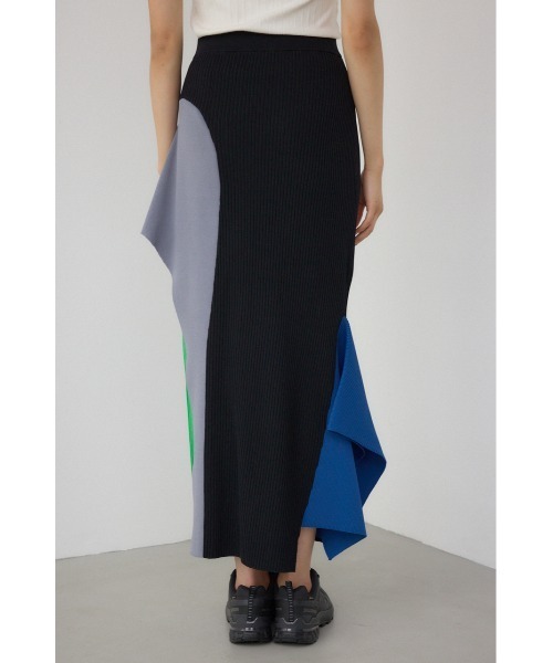 PLUS（プラス）の「【PLUS】イレギュラーヘムドレープニットスカート（スカート・レディース・グレー系その他/ブラック/ブラック系その他・FREE）」の21枚目の写真