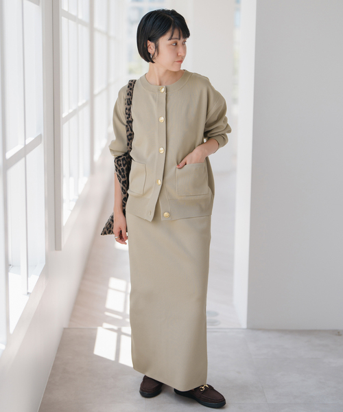 Spick & Span(スピックアンドスパン)の「《WEB限定》ウォッシャブルニットタイトスカート(スカート・レディース・ブラウン/ブラック/ベージュ・36/38)」の15枚目の写真