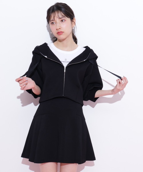 【 CIDER 】 キルティング ミニスカート セットアップ対応 ショッピングゴー shoppinggo ニットセットアップ レディース