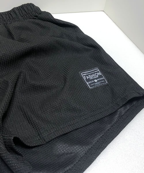 Pittok(ピットク)の「ワッフル地ポケット付きショートパンツ(その他パンツ・レディース・ブラック/グレー/ホワイト/ブルー・MEDIUM/LARGE)」の8枚目の写真
