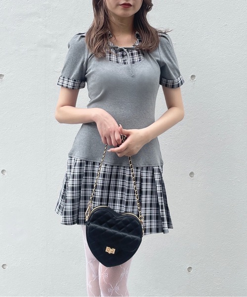 pinue ドッキングカットワンピース（NAVY） ドッキングカットワンピース（ワンピース）｜one way
