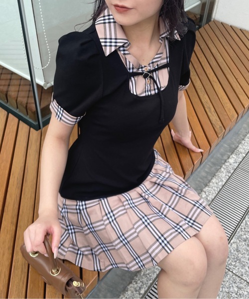 ドッキングカットワンピース（ワンピース）｜one way