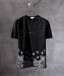 EVOLUTION（エボリューション）の「バンダナ柄セクシー半袖Tシャツ（Tシャツ/カットソー）」