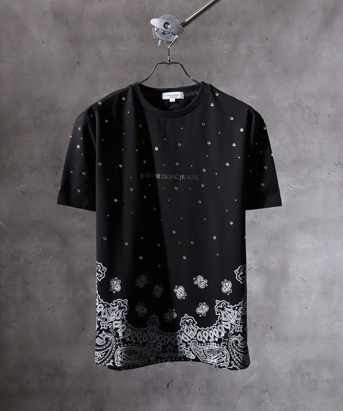 バンダナ柄セクシー半袖Tシャツ（Tシャツ/カットソー）｜EVOLUTION