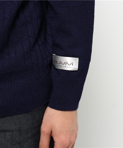 ikka（イッカ）の「GP イタリーヤーンタートルネック （ニット/セーター・メンズ・グレー/ブラック/ネイビー・LARGE/MEDIUM/X-LARGE）」の7枚目の写真