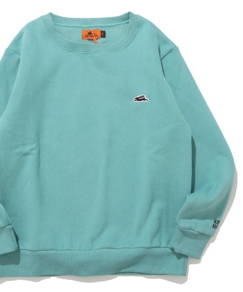 KRIFF MAYER Kid's Collection(クリフメイヤーキッズコレクション)の「【裏起毛】あたたかクルー(スウェット・キッズ・チャコール/オフホワイト/グレー/サックスブルー/イエロー/ネイビー・120/130/140/150/160/170)」の5枚目の写真