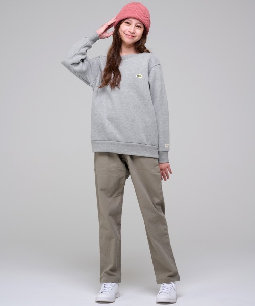 KRIFF MAYER Kid's Collection(クリフメイヤーキッズコレクション)の「【裏起毛】あたたかクルー(スウェット・キッズ・チャコール/オフホワイト/グレー/サックスブルー/イエロー/ネイビー・120/130/140/150/160/170)」の21枚目の写真