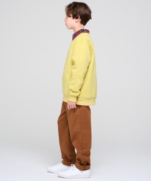 KRIFF MAYER Kid's Collection(クリフメイヤーキッズコレクション)の「【裏起毛】あたたかクルー(スウェット・キッズ・チャコール/オフホワイト/グレー/サックスブルー/イエロー/ネイビー・120/130/140/150/160/170)」の16枚目の写真