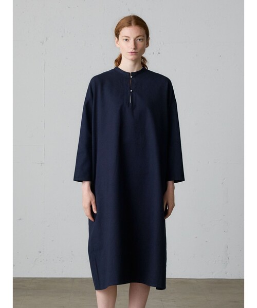 MidiUmi（ミディウミ）の「MidiUmi HOME スキッパーワンピース（ワンピース・レディース・ネイビー/アイボリー・FREE）」の9枚目の写真