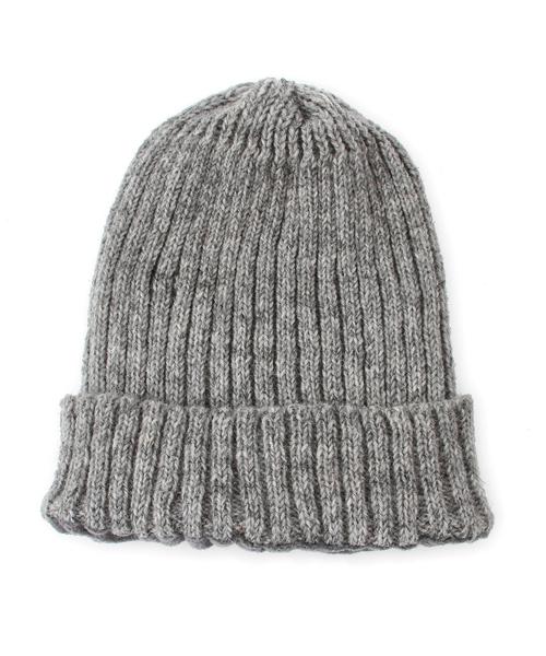 coen（コーエン）の「【Market】リブニットキャップ（ニットキャップ/ビーニー・メンズ・ホワイト/ブラック/グレー/ダークグレー/レッド/ロイヤルブルー・フリー）」の3枚目の写真