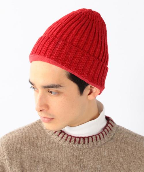 coen（コーエン）の「【Market】リブニットキャップ（ニットキャップ/ビーニー・メンズ・ホワイト/ブラック/グレー/ダークグレー/レッド/ロイヤルブルー・フリー）」の10枚目の写真