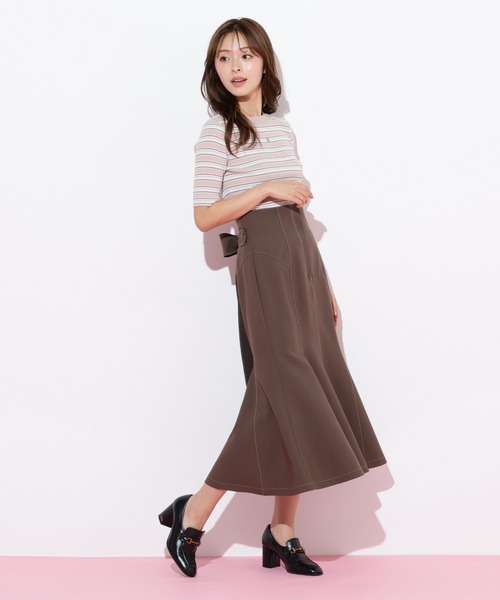 JILL by JILL STUART(ジルバイジルスチュアート)の「◇マルチボーダーニット(ニット/セーター・レディース・ブルー系その他/ブラウン系その他/ピンク系その他・FREE)」の11枚目の写真