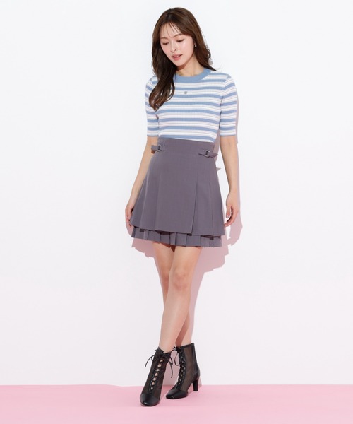 JILL by JILL STUART(ジルバイジルスチュアート)の「◇マルチボーダーニット(ニット/セーター・レディース・ブルー系その他/ブラウン系その他/ピンク系その他・FREE)」の18枚目の写真