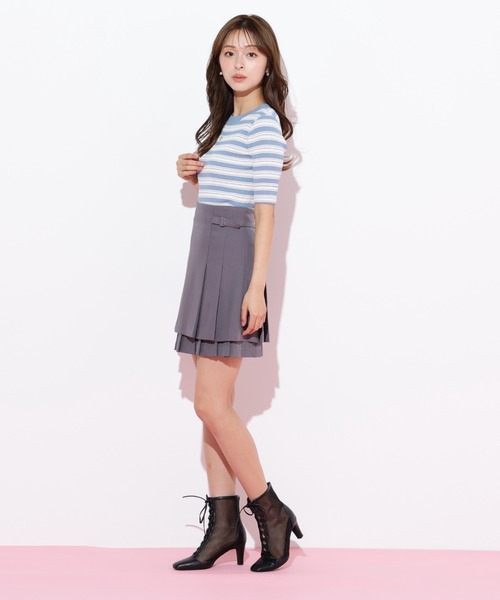 JILL by JILL STUART(ジルバイジルスチュアート)の「◇マルチボーダーニット(ニット/セーター・レディース・ブルー系その他/ブラウン系その他/ピンク系その他・FREE)」の19枚目の写真