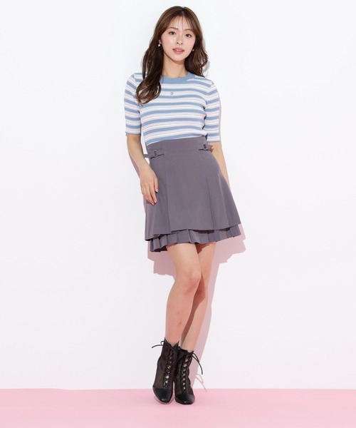 JILL by JILL STUART(ジルバイジルスチュアート)の「◇マルチボーダーニット(ニット/セーター・レディース・ブルー系その他/ブラウン系その他/ピンク系その他・FREE)」の20枚目の写真