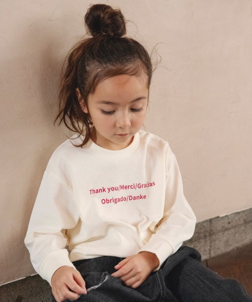 DRC branshes（ディーアールシーブランシェス）の「【WEB限定/DRC】アソートグラフィック長袖Tシャツ（Tシャツ/カットソー・キッズ・オフホワイト/ピンク/ライトグリーン/その他1/ラベンダー/ネイビー/その他5/チャコールグレー/その他7/グレイッシュベージュ/その他6/その他3/その他2/その他4・110/130/140/150/120/100/160）」の8枚目の写真